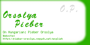 orsolya pieber business card